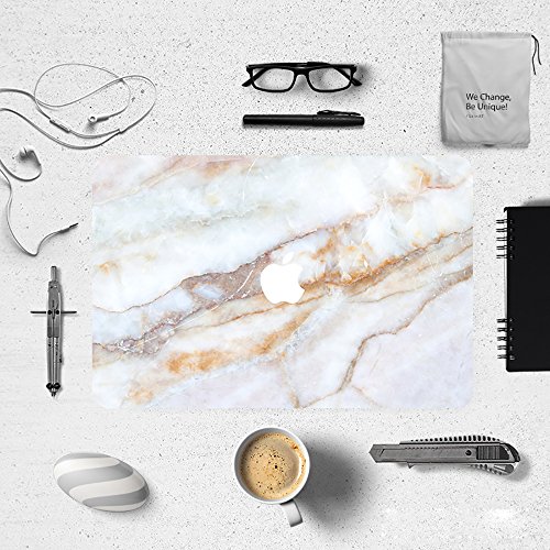Digi-Tatoo Vanllia Marble MacBook Skin Decal Cover for MacBook Pro 15 inch (w/CD-Drive, Model A1286), Full Body Protective, Removable and Anti-Scratch Vinyl Skin