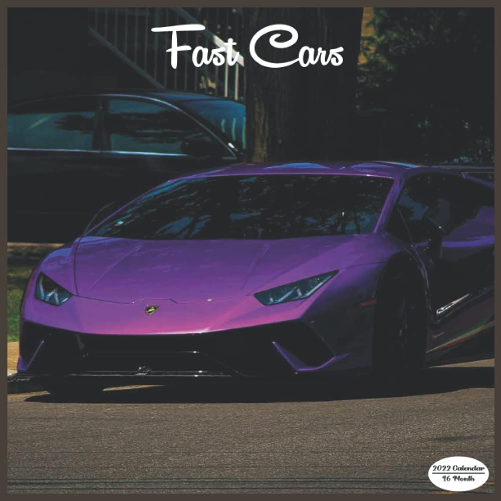 Fast Cars Calendar 2022: 16 Month Squire Calendar 2022: Sport Cars Calendar 2022: 9798486152290: Amazon.com: Books