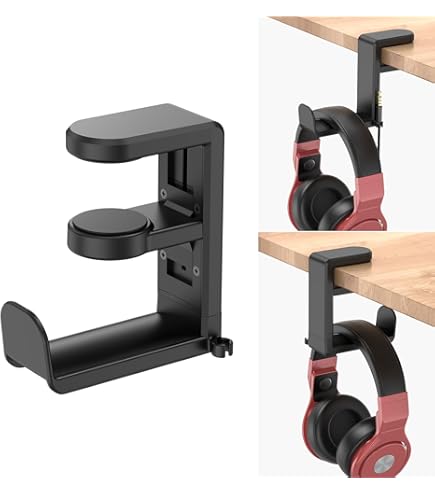 Universal Headphone Holder Rack Hook Headsets Stand Hanger Wall Mount Earphone A
