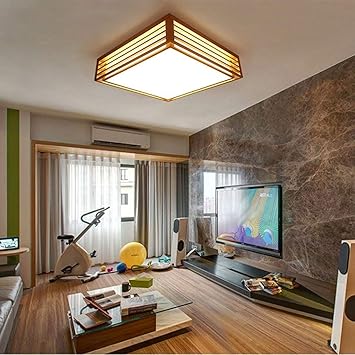 Wei Modern Minimalist Japanese Style Wood Ceiling Living