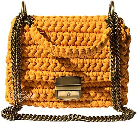 ViGold Women Crotchet Handbag - Unique Handmade Bags for Women - Quality Cotton Handbag for Everyday Use