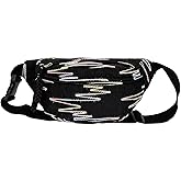 eYLun Women Fanny Pack Crossbody Bag Adjustable Casual Waist Bag FashionChest Bag Waist Pack for Travel Walking Running Hiking Black A