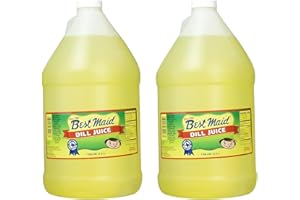 Best Maid Dill Pickle Juice Gallon (128 Ounce) Container - Marinade, Leg Cramps, Pickle Shots, and Snow Cones - Bundled by Louisiana Pantry (2 Gallons)