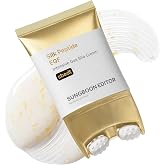 SUNGBOON EDITOR Silk Peptide EGF Intensive Gua Sha Neck Cream, 2.70 fl oz | Peanut Ball Roller Gua Sha, 30-Type Silk Peptide Complex &amp; EGF, Lifts&amp;Smooths Neck Lines, Non-Sticky Neck &amp; D&eacute;collet&eacute; Cream