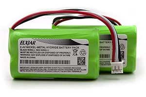 YUTSUJO (2-Pack) 2.4V 2000mAh Ni-MH Battery Pack Replacement for Nvidia Shield Game Controller, Shield TV Game Controller P29