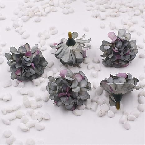 Amazon 人工花シルクグラデーションブーケ結婚式の装飾diyスクラップブッキング装飾的な花輪偽の花10pcs 青 造花 オンライン通販