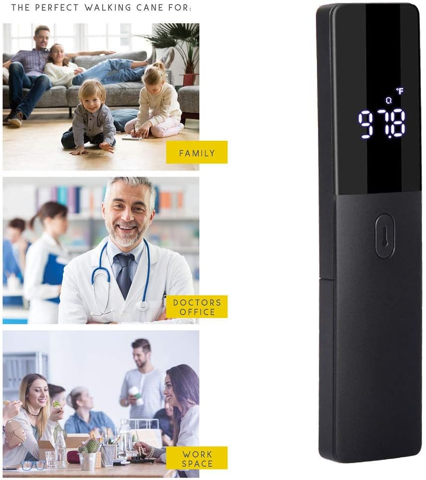 Infrared Thermometer - No Touch Thermometer - Digital Thermometer for Baby Thermometer or Adult Thermometer & Kids - Forehead Thermometer - 2 in 1 Dual Mode: Health & Personal Care