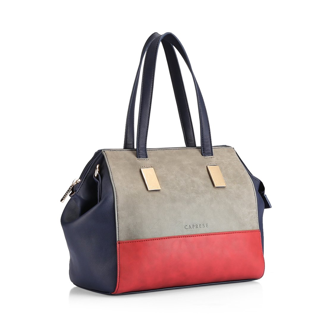 caprese shirine women's satchel (navy, grey and red) ()