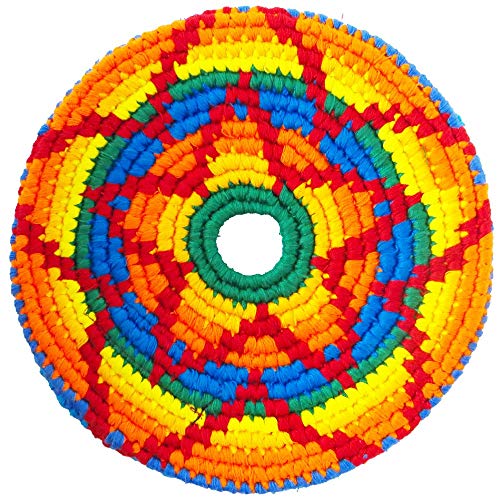 Pocket Disc Flying Disc - Crocheted Foldable Frisbee Toy Perfect for Both Kids and Adults - Supports Guatemalan Fair Trade - Kaa, El Grande