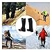 Hpory 1 Pair Hiking Leg Gaiters, Snow Boot Gaiters, Breathable Waterproof Walking High Leg Cover, 600D Anti-Tear Oxford Cloth, for Outdoor Research Climbing Fishing Hunting Trimming Grass