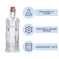 eleganttime Potion Bottles with Cork,12 Pack Small