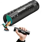 10x32 HD Monocular Telescope for Adults High Powered, Metal Cover Waterproof Fogproof Power Prism FMC Coated Optic Mini Poctable Telescope Monocular with Phone Adapter for Concert,Matches,Hiking