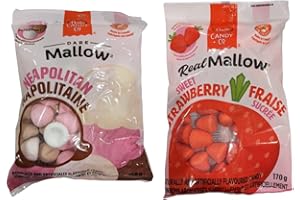 Dare Candy Co. Real Marshmallow Candies Bundle (Strawberry/Neopolitan)