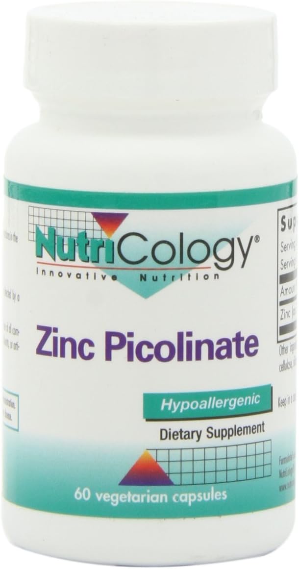 NutricologyZinc Picolinate, 60 Vegetarian Capsules