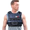 miR Air Flow Weighted Vest with Zipper Option 20lbs - 60lbs Solid Iron Weights Machine Washable. Workout Vest for Men and Women