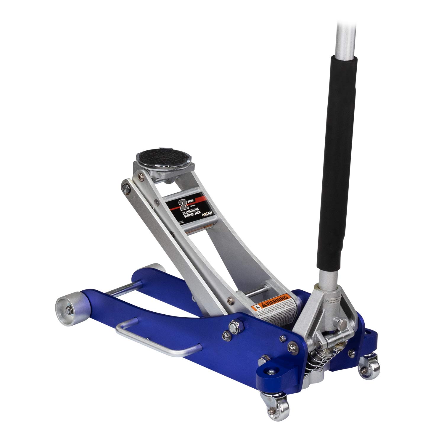 Arcan 2Ton Quick Rise Aluminum Floor Jack with Dual Pump Pistons