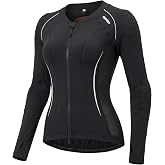 RSYSO Women's Mesh Motorcycle Jacket with CE Certified,Inner Riding Shirt | Armored Motorcycle Shirt with 5-Piece CE-Certified Protectors, Soft, Lightweight, Breathable, Fitted All-Season Biker Jacket