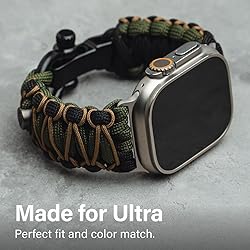 KORDIZ Survivor Pro,Paracord Apple Watch Band