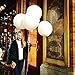 5pcs Large White Balloons Giant 36 Inch Big White Balloons Jumbo Latex White Balloon for Wedding Birthday Baby Shower Carnival Party New Year's Day Decorations