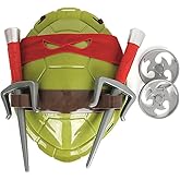 Aexfuma Turtle Shell for Kids Cosplay Halloween Cartoon Ninja Costume Party, Super Hero Cosplay Costume (Red)