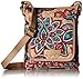 Vera Bradley Women's Cotton Mini Hipster Crossbody Purse With RFID Protection, Desert Floral, One Size