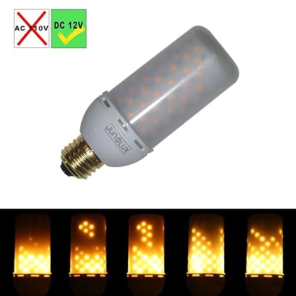 Amazon Com Junolux Decorative Led Flame Bulb Burning Light Fire