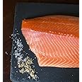 Atlantic Cold Smoked Salmon - Irish Thin Sliced and Certified Organic - Naturally Smoky Salmon Meat from Samaki