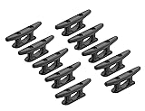 SEAFLO 3" Boat Cleat Black Nylon Dock Cleat Kayak