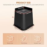 MYMULIKE Bed Risers 6 Inch Heavy Duty L Shaped Design 6000 lbs 4 Pack view 2