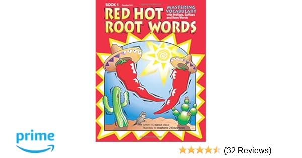 Amazon Com Red Hot Root Words Book 1 Mastering Vocabulary With
