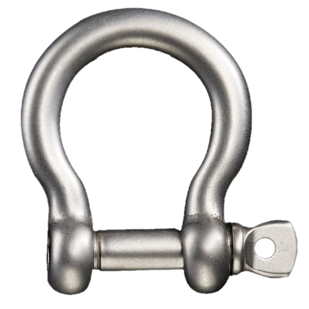 Gibbon Slacklines Shackle, length (inside): 48mm, width (inside): 24 mm, ultimate load: 7,2 t., material: stainess steel, combine with Gibbon round slings for perfect setup for long- and tricklines