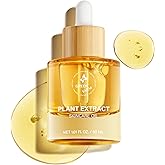 GREEN FARM Face Oil with 21.7% ECOCERT Organic Squalane & Vitamin C - Plant-Based, Non-Greasy Facial Oil for Dry, Sensitive Skin - Anti-Aging, Brightening, Gua Sha Oil, 1 fl oz