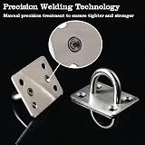 Mooche 8Pcs M6 Pad Eye Plate Suspension Ceiling Hook Stainless Steel view 4
