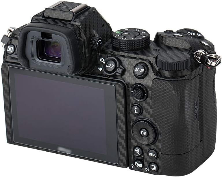 KIWIFOTOS Camera Body Skin Guard Protector Anti-Scratch Cutting Sticker for Nikon Z5 Camera Non-slip Carbon Fiber Pattern Cover Film - Image 5
