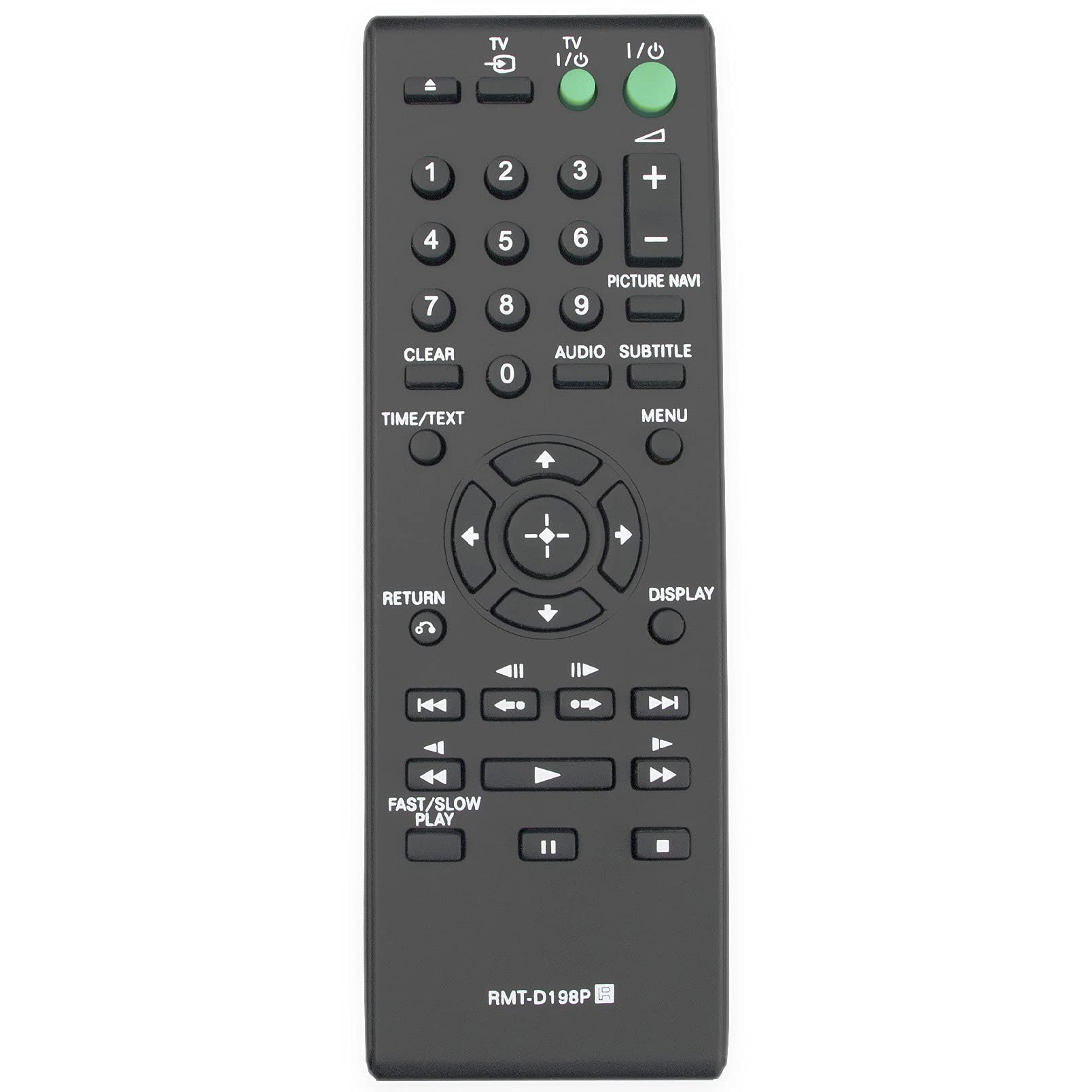 ALLIMITY RMT-D198P Remote Control Replace fit for Sony Blu-ray Disc Player DVP-SR370 DVP-SR360 DVP-SR760HP DVP-SR760H DVP-SR160 DVP-SR170 DVP-SR150 DVP-SR750H DVP-SR120 DVP-SR350