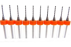 DAEWON INDUSTRIES Versatile Tungsten Micro Drill Bits Japanese made for CNC PCB Installation, Toy Making, Model Cars Trucks Planes Boats, Arts & Crafts, Woodworking more... (1.0mm)