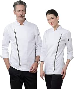 Best 4U Unisex Hombres Mujeres Profesional de Manga Larga Uniforme de