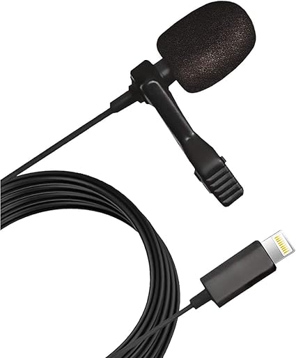 Amazon Co Jp Aznable Pin Microphone For Iphone 12 6 6 Ft 2 M Musical Instruments