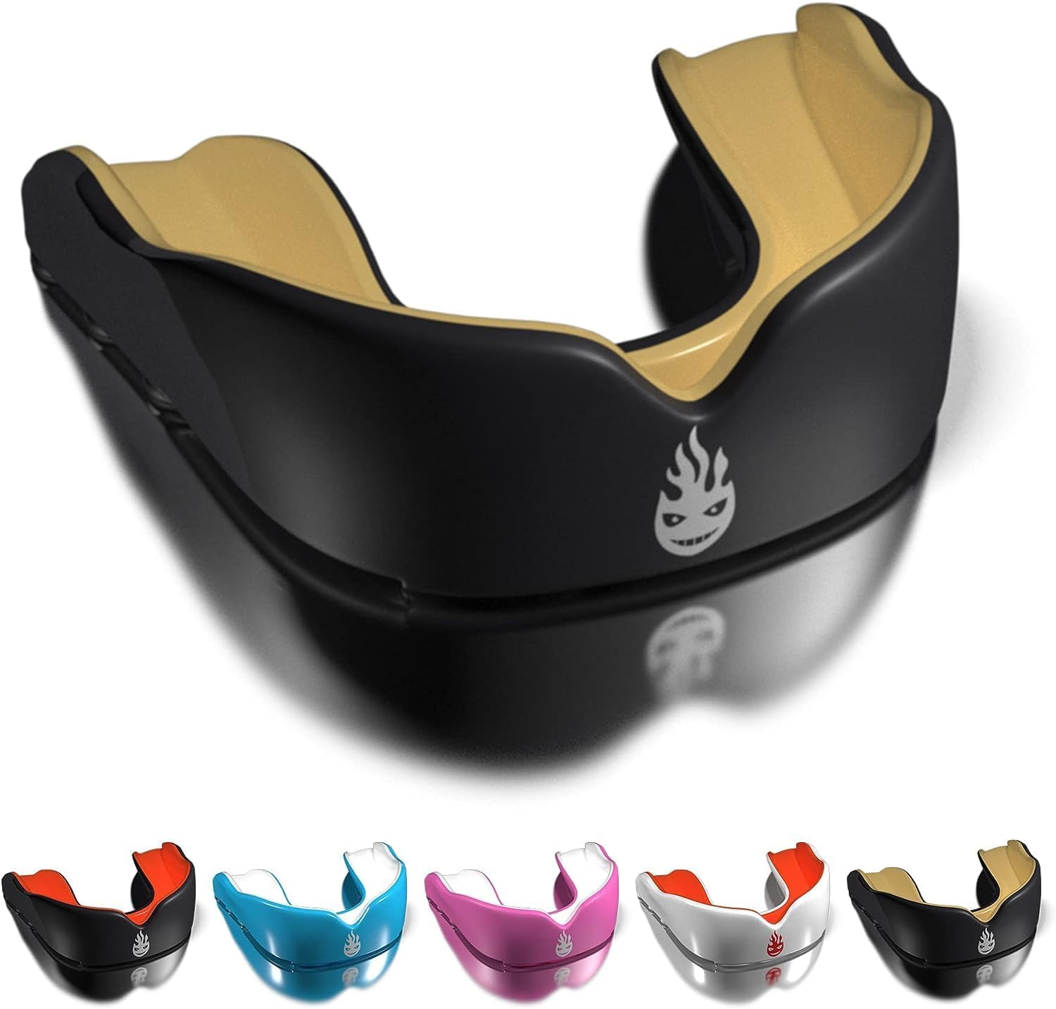 Dr Knox's Gum Shield Adult Youth & Junior Premium Boil & Bite for Contact Sports Including: Mouth Guard Boxing, MMA, Gum Shield Rugby, Football, Lacrosse, Hockey, Karate & Martial Arts Mouthguard — image 1