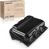 A-Premium Transmission Oil Pan with Drain Plug Compatible with 62TE Transmission & Chrysler 200 Pacifica Town & Country & Dod