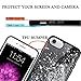 Caka iPhone 6 6S Case, iPhone 6 7 8 Glitter Case Starry Night Series Bling Flowing Floating Luxury Liquid Sparkle Soft TPU Glitter Case for iPhone 6 6S 7 8 (4.7 inch) (Silver)