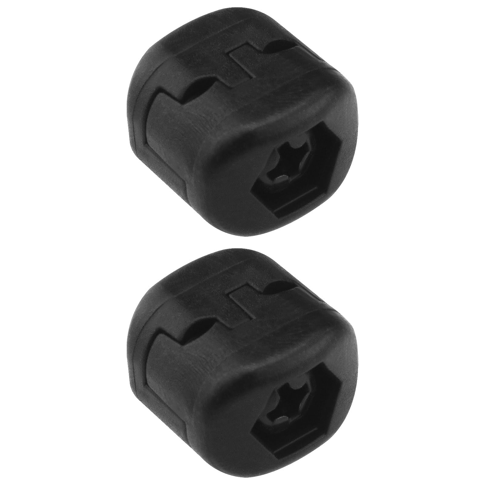 VGOL 2 Pcs Plastic Drop Away Arrow Rest Clamp Buckle for Outdoor Archery Hunting Shooting Adjusting Bowstring Accessory Black