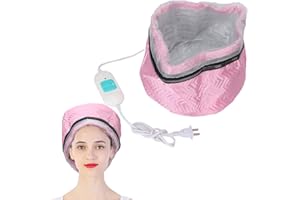 PLPLAAOO Hair Steamer Cap, Hair Care Cap,Temperature Adjustable Thermal Cap,US Plug Hair Care Hat, Hair Steam Caps for Deep Conditioning, Hair Thermal Treatment Cap for Home and Personal Use