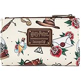 Loungefly x Harry Potter Tattoo All-Over Print Wallet
