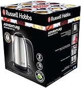 Russell Hobbs Electric Kettle Stainless Steel Black 1.7L 3KW Cordless view 4