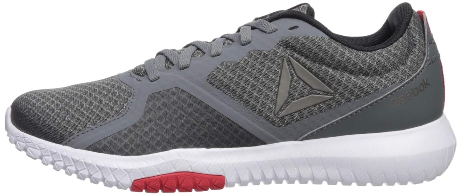 reebok training flexagon trainers in triple black