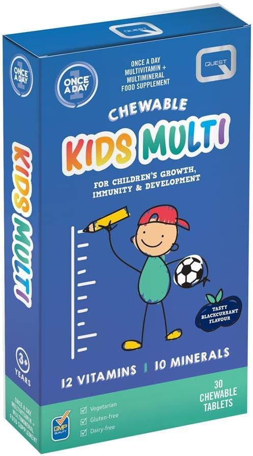 Questvitamins OAD Kids Multi Chewable, 30 Capsules