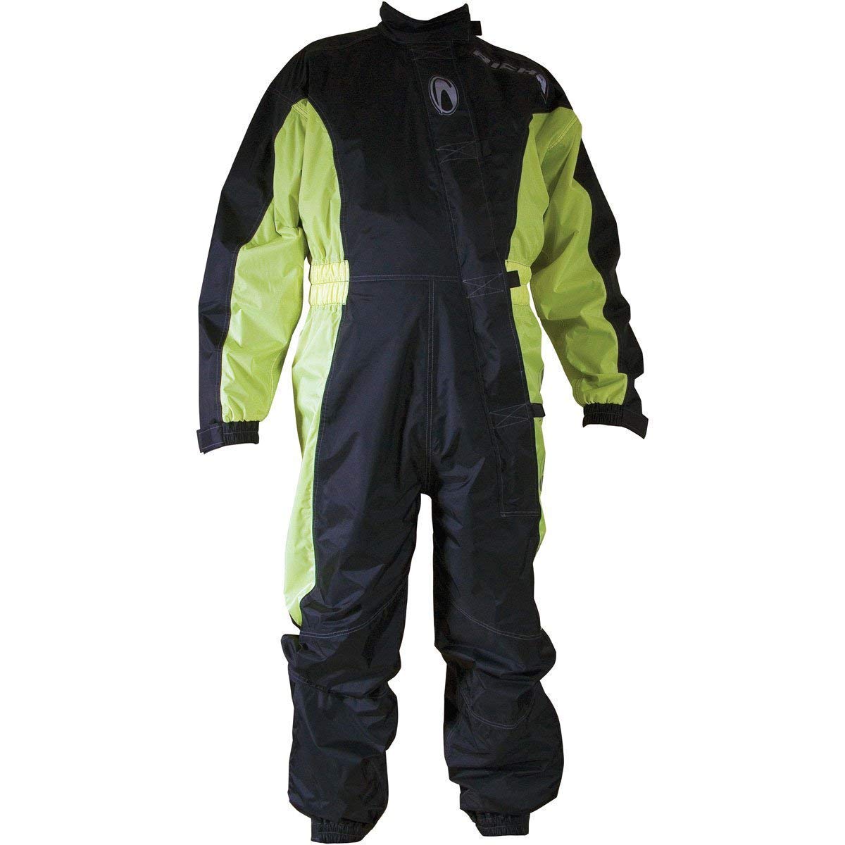 Richa Typhoon Rain Waterproof Motorcycle One Piece Suit Overall Black/Yellow (4XL)