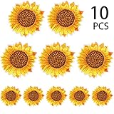 Sunflower Embroidery Patches Iron and Sew On Applique Badge for Clothes Jeans Jacket Hat Dress DIY Accessories (10)