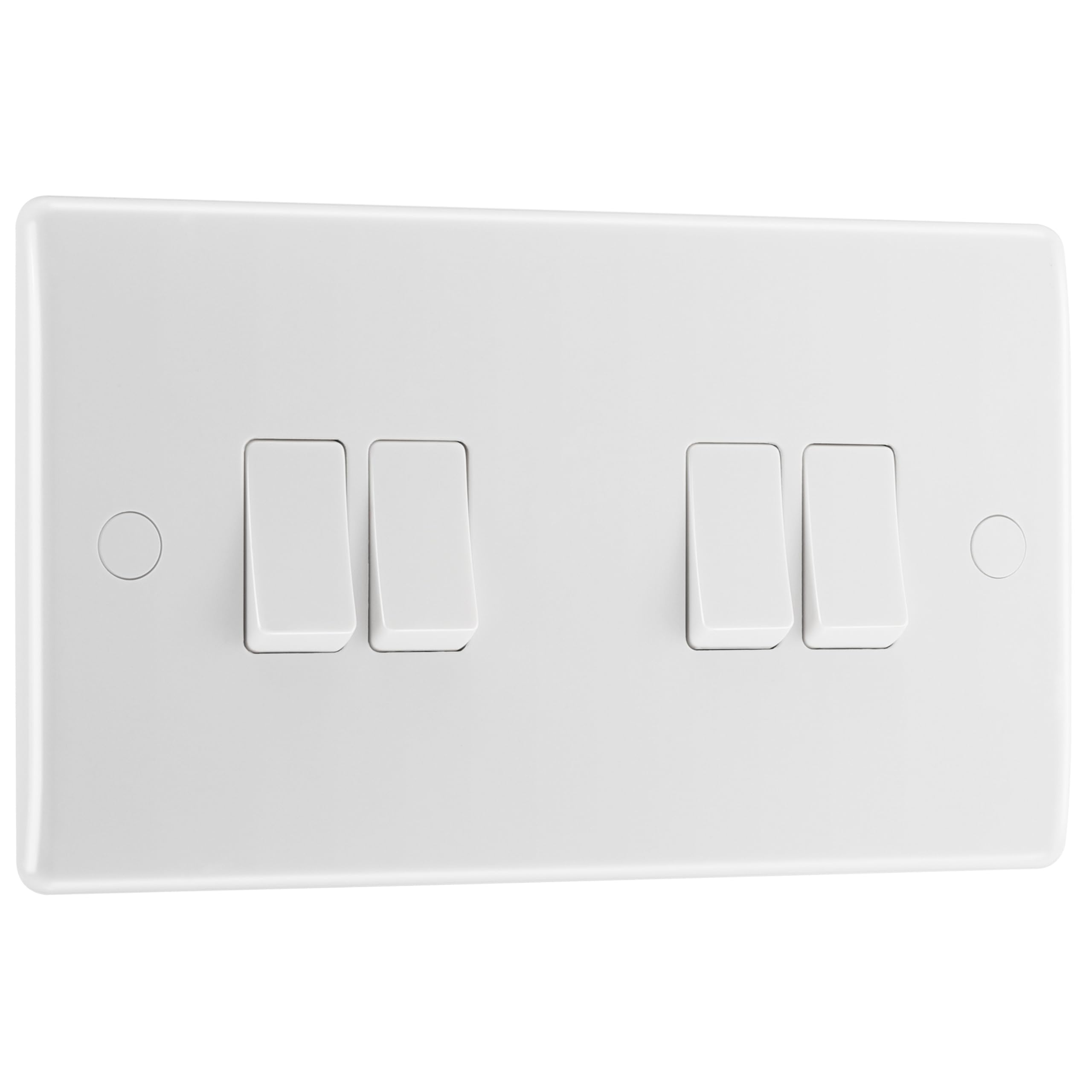 Nexus 4 Gang 2 Way 10A Switch White